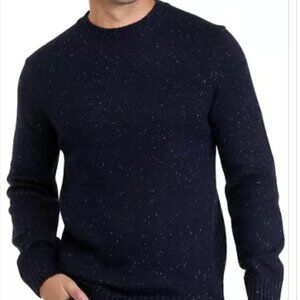 ALL SALES END 12/30 Blue Donegal Speckled Crewneck Sweater Crown & Ivy, Large